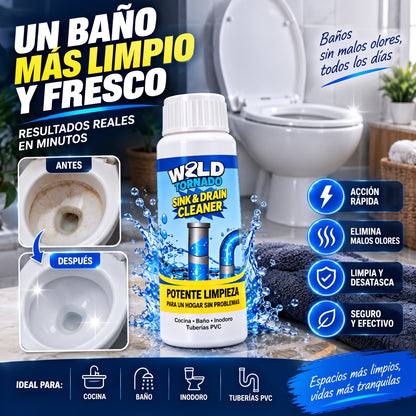 Pack 3x1 Pro | Destapa y Elimina Olores de Tus Cañerías en Minutos Sin Esfuerzo