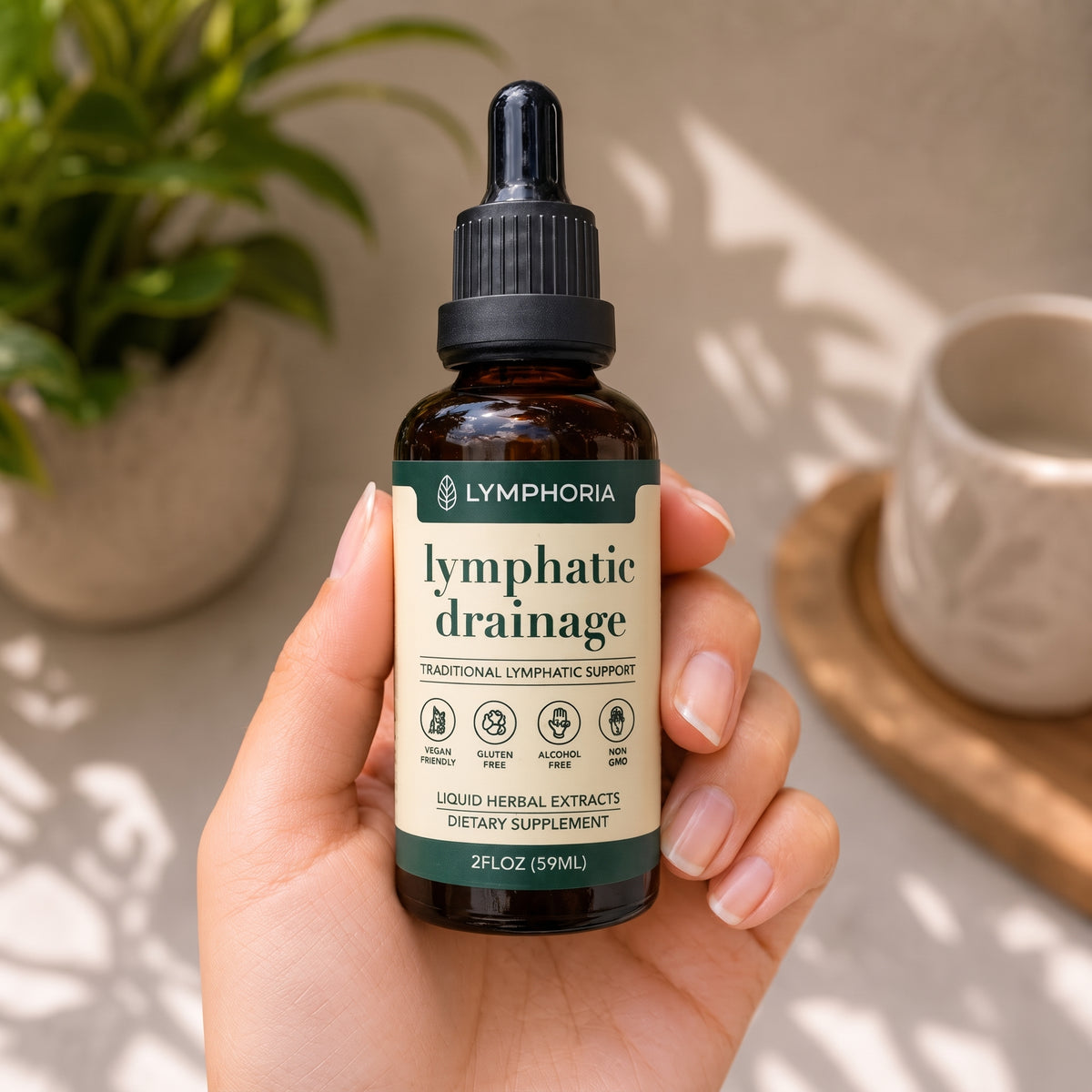 2x1 Drenaje Linfático Lymphoria® | Elimina la Hinchazón de Rostro, Abdomen y Piernas 💧