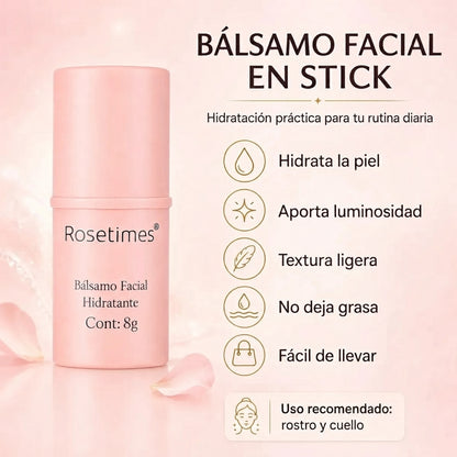 Rosetimes® Bálsamo Facial Hidratante Antiarrugas 2x1