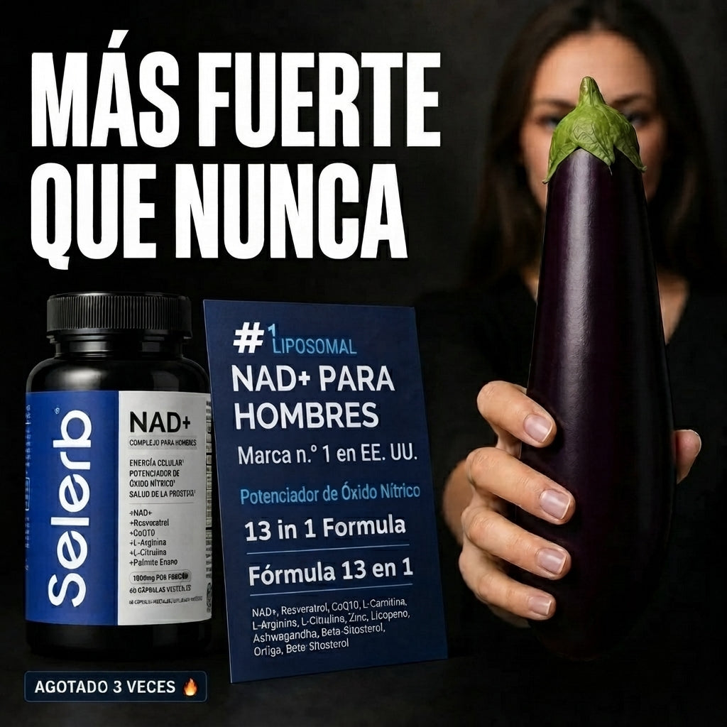 Selerb NAD+ Men's Complex: Potencia tu Energía y Rendimiento 🚀