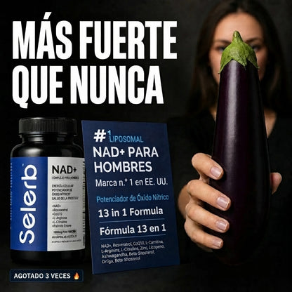 Selerb NAD+ Men's Complex: Potencia tu Energía y Rendimiento 🚀