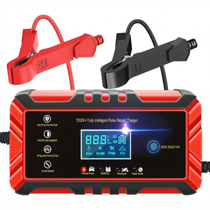 ElectroPulse™ Cargador Inteligente y Restaurador de Baterías