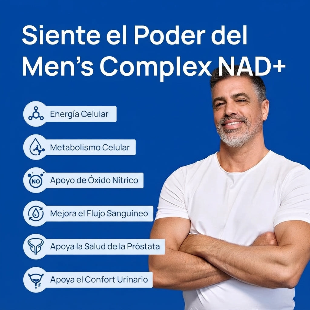 Selerb NAD+ Men's Complex: Potencia tu Energía y Rendimiento 🚀
