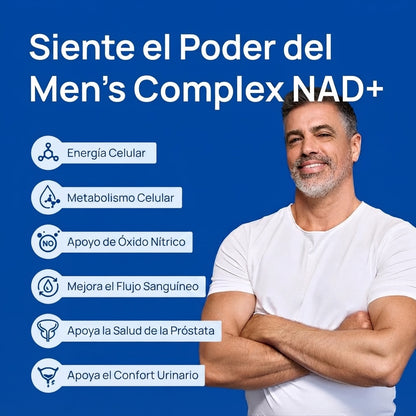 Selerb NAD+ Men's Complex: Potencia tu Energía y Rendimiento 🚀