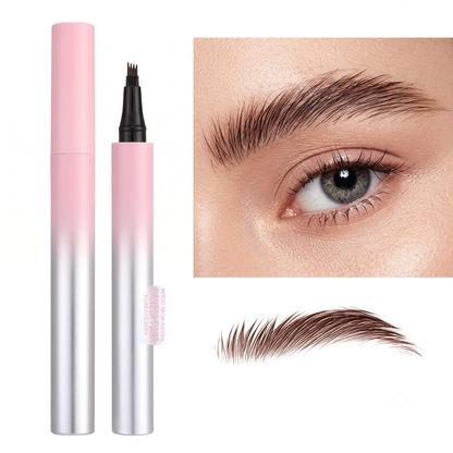 Lápiz cejas impermeable 4 puntas 2x1