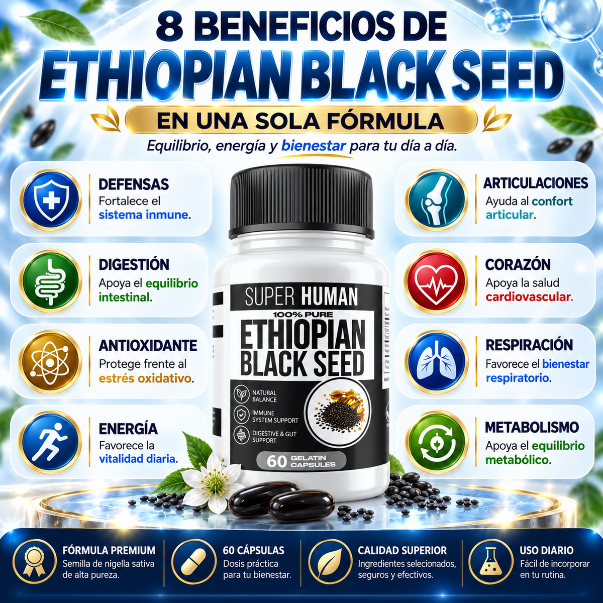 Descubre el potencial de la semilla negra