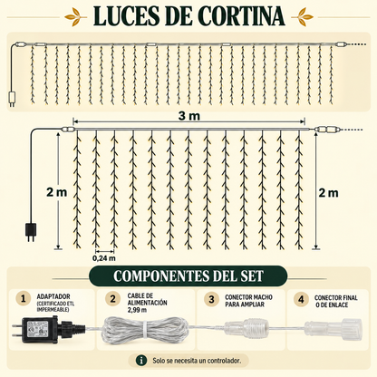 CORTINA LUZ PRO™ | AMBIENTE DE LUJO Y COMODIDAD